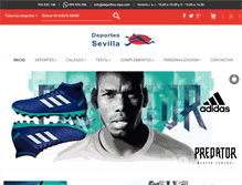 Tablet Screenshot of deportiva-ropa.com
